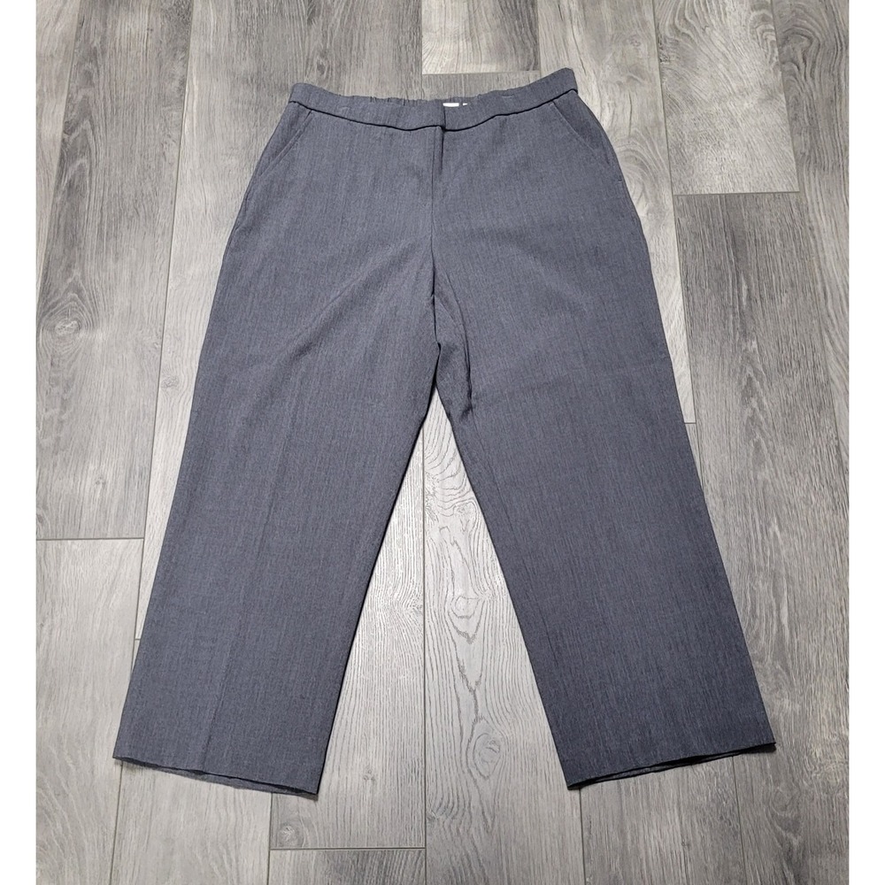 Women's Sag Harbor Stretch Petites Dress Pants/Slacks Size 10P  Gray